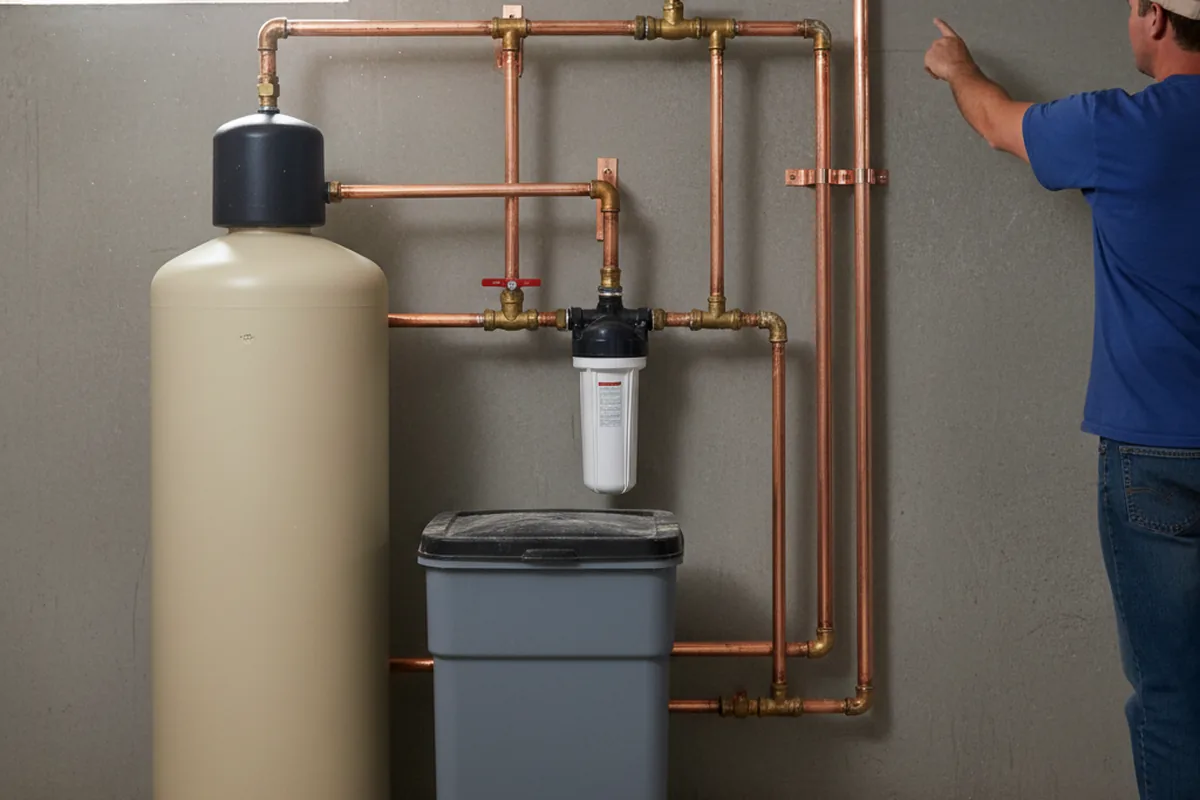 Whole-house water treatment system installed in Quinton